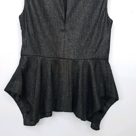 NWT Fashion Designer Alberto MAKALI Peplum Tank Top Sz 8 - Picture 9 of 13